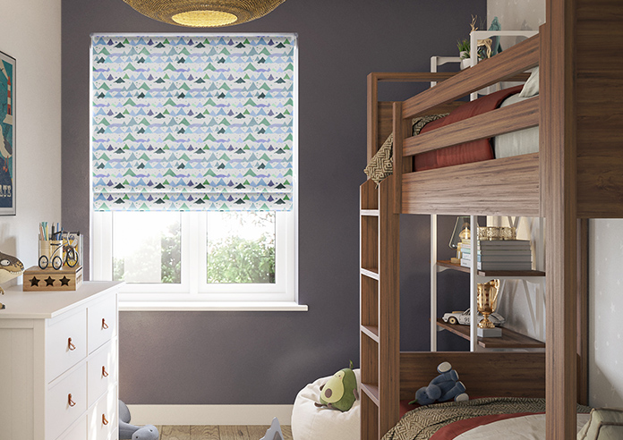 Cloudy Peaks, Icicle - Roman Blind - Image 3